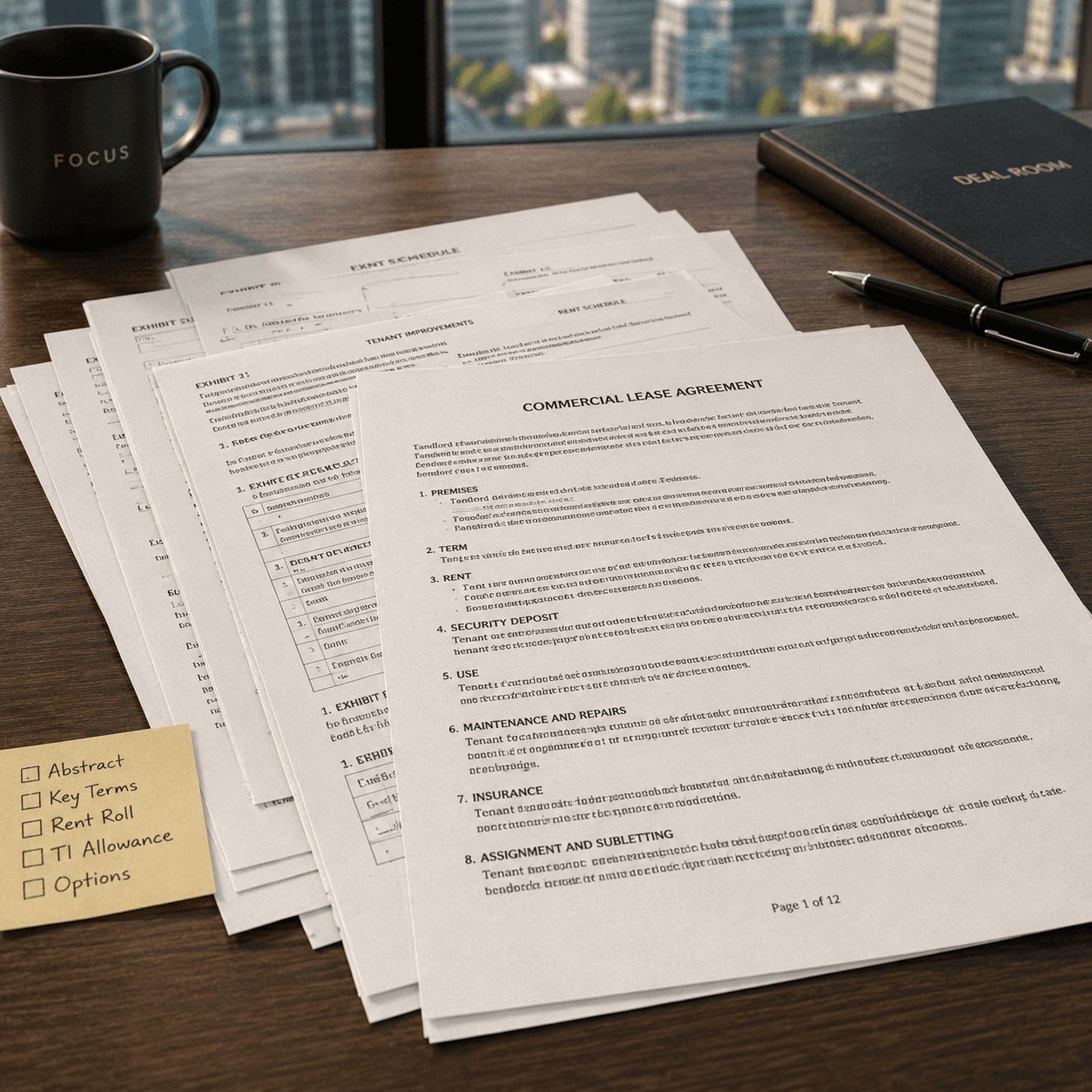 Turn source documents into underwriting inputs.: EQUIRE product view